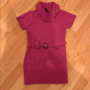 Star Ride sweater skirt pink size 5/6